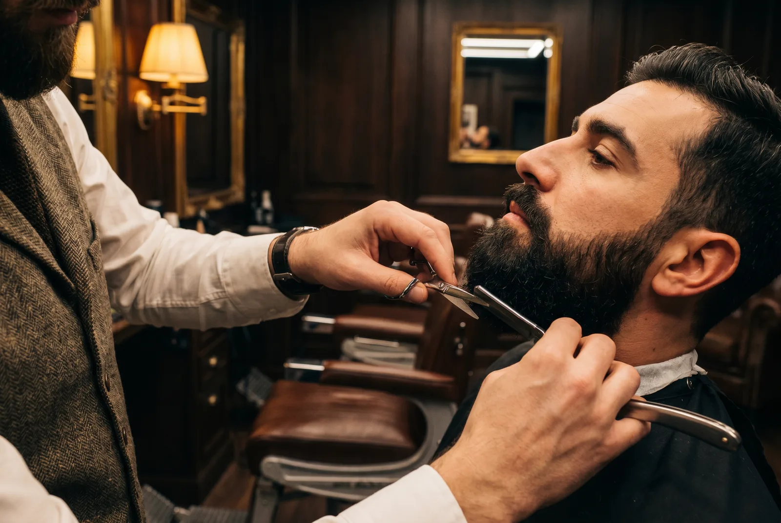 Detailed beard shaping